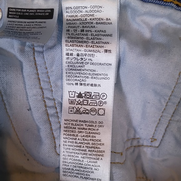 Levis 505 Jeans Mens W40 L30 Blue Classic Fit Straight Leg Denim Work Casual - Picture 14 of 16